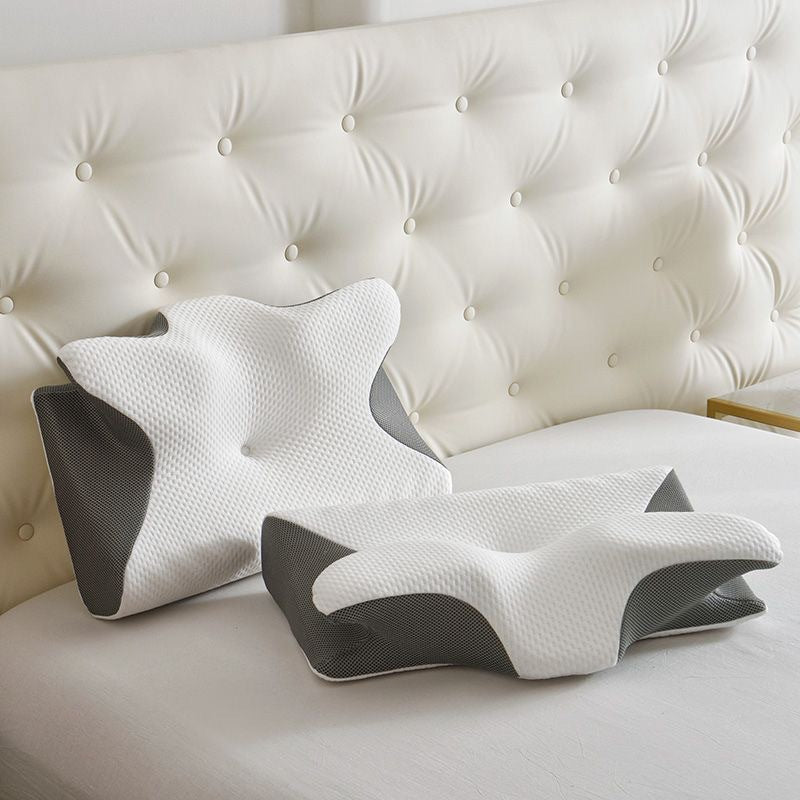 Butterfly-shaped memory foam slow-rebound memory pillow