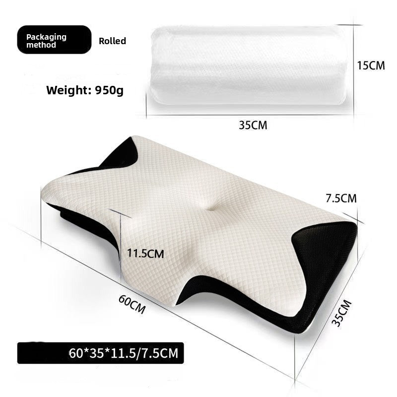 Butterfly-shaped memory foam slow-rebound memory pillow