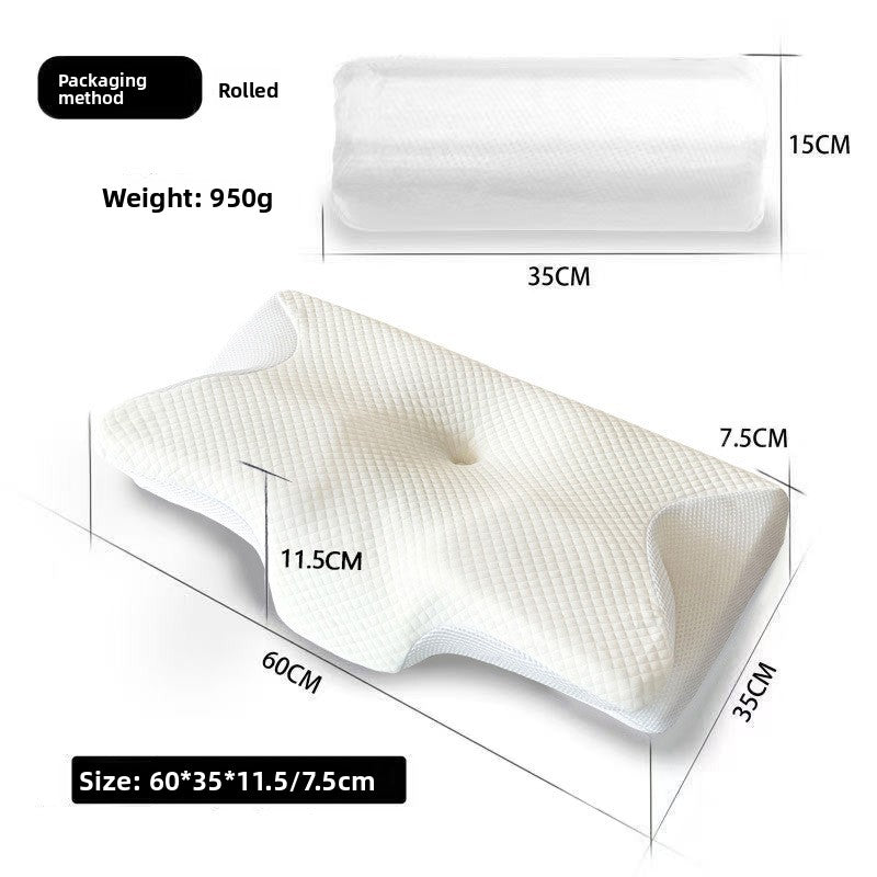 Butterfly-shaped memory foam slow-rebound memory pillow