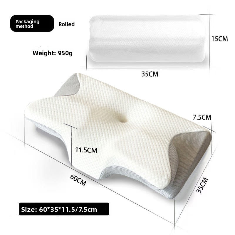 Butterfly-shaped memory foam slow-rebound memory pillow